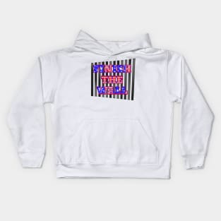 Patriotic FINISH THE WALL Design Kids Hoodie